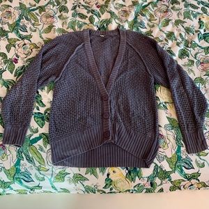Roxy Crochet Knit Cardigan